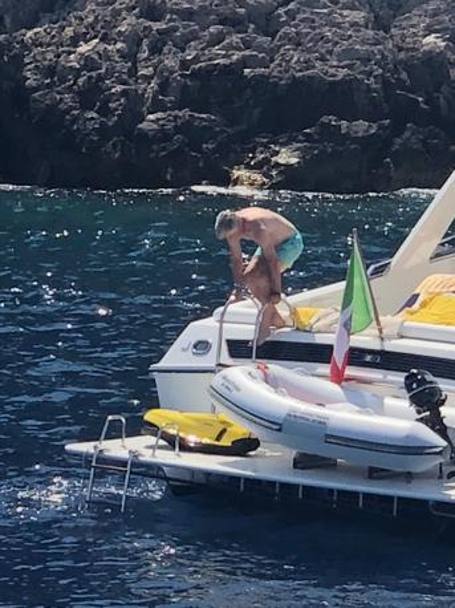 Ancelotti entra in acqua. RomaPress